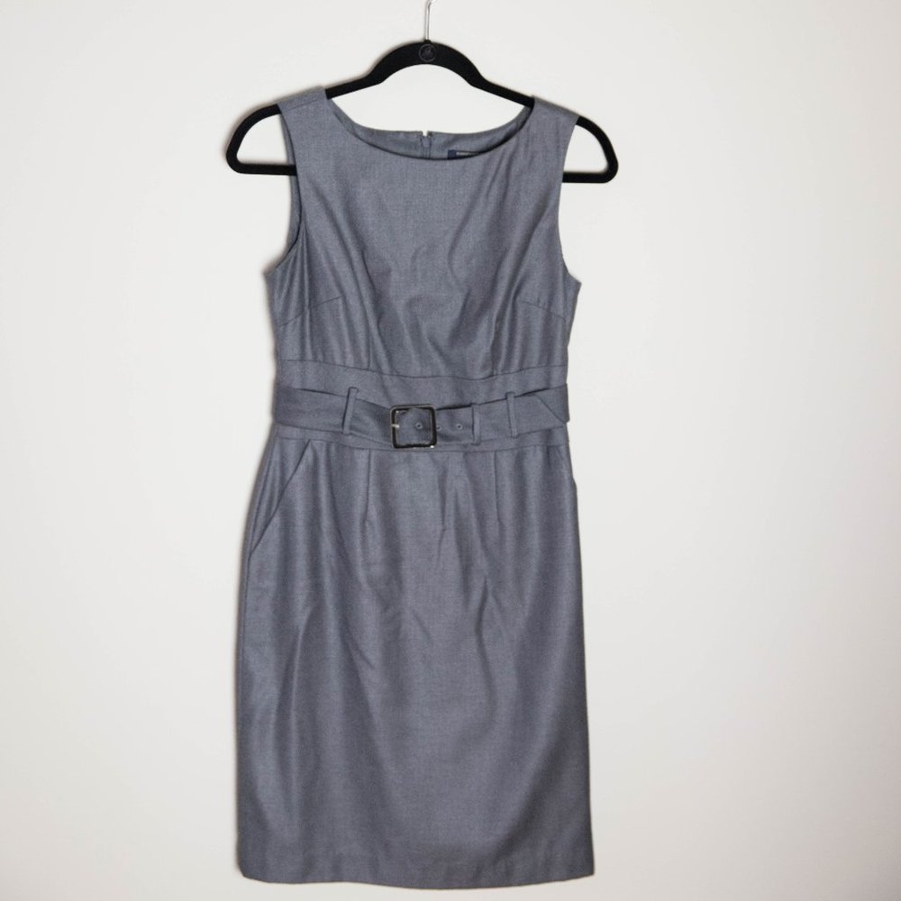Banana Republic Belted Dress 4P Petite